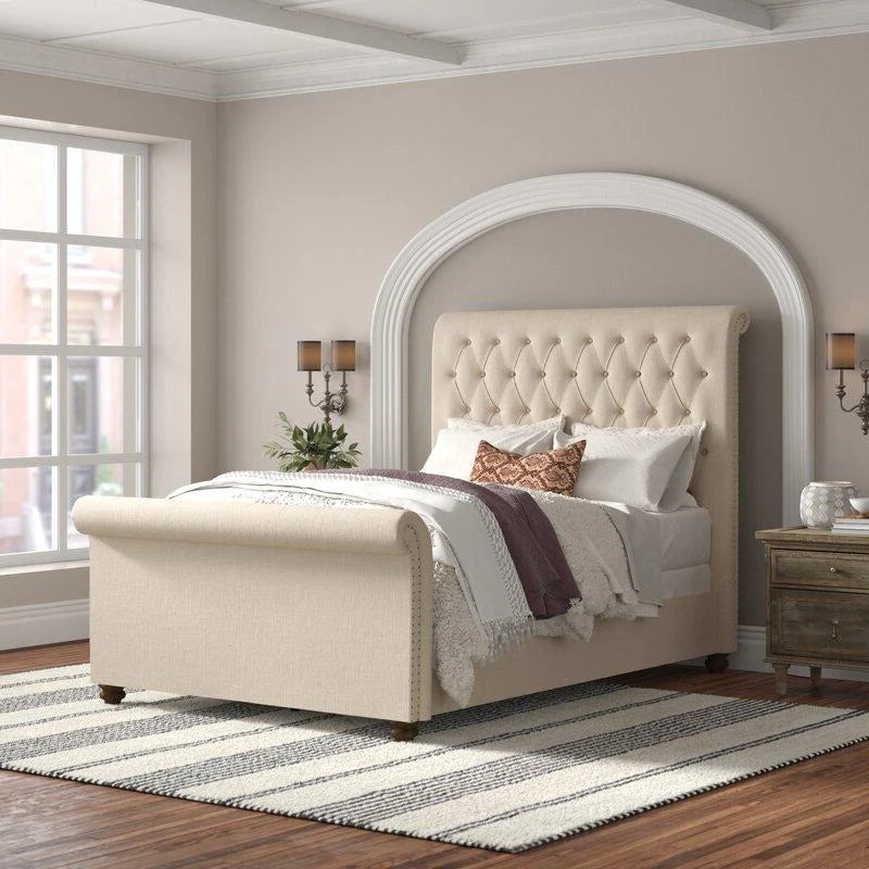 Zoie Sleigh Bed